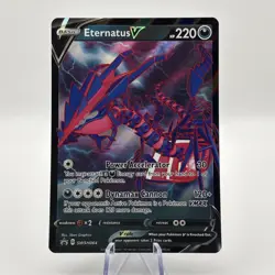 Eternatus V SWSH064 - SWSH Black Star - Promo Holo Pokemon Card - M / NM - Image 1