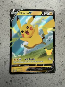 Pikachu V SWSH143 SWSH: Sword & Shield Promo Cards Holo - Image 1