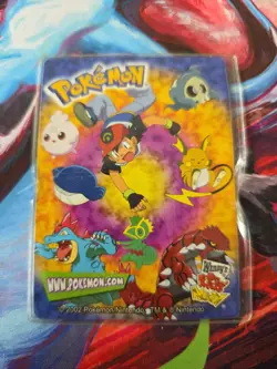 2002 Pokemon Special Wendy's Kid Meal Card Sealed Mudkip #12/15 VERY RARE - Image 2