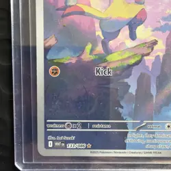 Pokemon Cards Mienfoo 133/086 White Flare Illustration Rare NM - Image 5