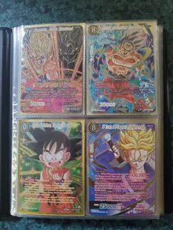 Dragon Ball Z Card Binder Collection Lot 56 Cards SR, SPR NM - Image 1