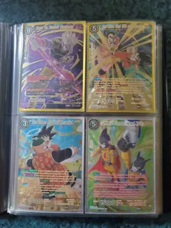 Dragon Ball Z Card Binder Collection Lot 56 Cards SR, SPR NM - Image 3