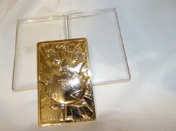 Pokemon Togepi 23K Gold Plated Card with Case (Burger King, Nintendo, 1999) - Image 2