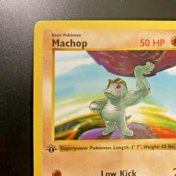 Machop 52/102 1st Edition Shadowless Base Set Regular NM - Pokemon Card - Image 2