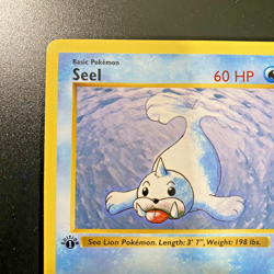 Seel 41/102 1st Edition Shadowless Base Set Regular LP - Pokemon Card - Image 2