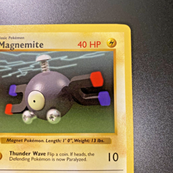 Magnemite 53/102 1st Edition Shadowless Base Set Regular LP+ - Pokemon Card - Image 3