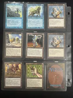 MTG Ice Age Lot: Jeweled Amulet + Old School Rare Vintage Card Collection - Image 2