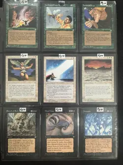MTG Ice Age Lot: Jeweled Amulet + Old School Rare Vintage Card Collection - Image 3