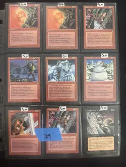 MTG Ice Age Lot: Jeweled Amulet + Old School Rare Vintage Card Collection - Image 5