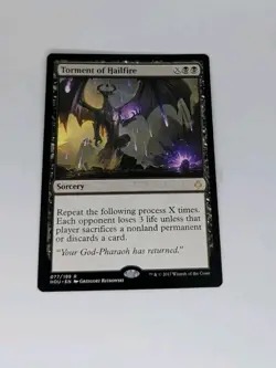 Torment of Hailfire card from the Magic: The Gathering set Hour of Devastation - Image 1