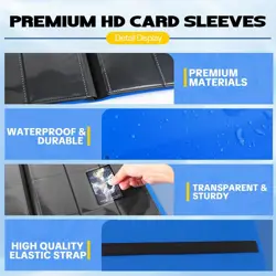 Trading Card Binder,9 Pocket 20 Pages 360 Cards,Collector Album,Card Folder f... - Image 3