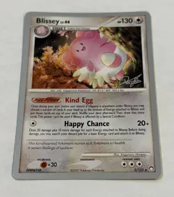 Pokemon BLISSEY Card 5/123 2008 World Championships LP Regular TCG Light Play - Image 2