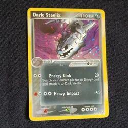 Dark Steelix 10/109 Team Rocket Returns Holo Rare 110 HP Pokemon TCG Card - Image 1