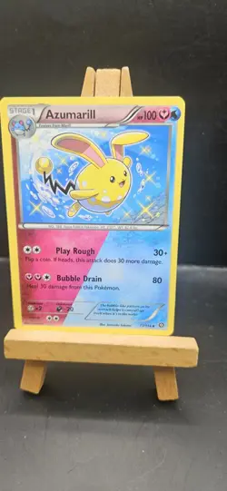Pokemon TCG Azumarill Steam Siege 77/114 Regular Uncommon Card - Image 1