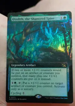 Ozolith, the Shattered Spire (Extended Art) March of the Machine Foil - Image 1
