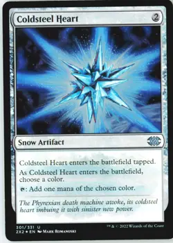Coldsteel Heart 301 Uncommon Double Masters 2022 Foil Near Mint - Image 2