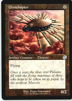 Ornithopter 37 Uncommon The Brothers' War: Retro Frame Artifacts Near Mint - Image 2