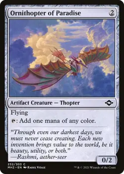 Ornithopter of Paradise 232 Common Modern Horizons 2 Foil Near Mint - Image 1
