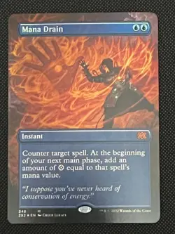 Mana Drain Foil Double Masters 2022 2X2 MTG NM - Image 1