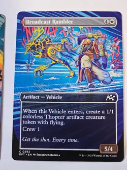 MTG - Broadcast Rambler Borderless - Aetherdrift - Image 1