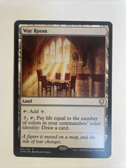 1x Mtg Commander Legends War Room NM/M Magic The Gathering - Image 1