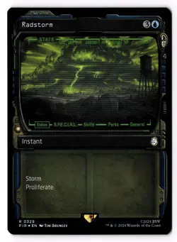 Radstorm (Showcase) 329 Universes Beyond: Fallout Foil NM - Image 1