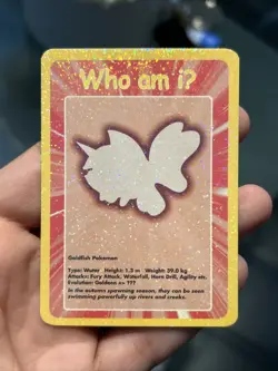 Pokemon Funskool India 2004 - Seaking Who am IU NM - Image 1
