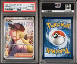 Pokemon Sv: Black Bolt N's Plan 170/086 Special Illustration Rare Holo PSA 10 - Image 3
