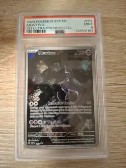 2023 POKEMON SVP EN-SV 151 ULTRA-PREMIUM COLLECTION PROMO #052 MEWTWO PSA 9 - Image 1