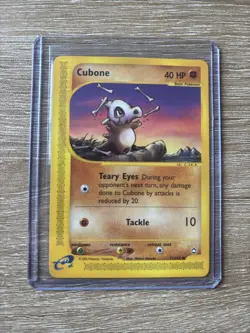 Pokemon TCG Aquapolis Cubone Card Regular, Common 2002 72/147 - Image 1