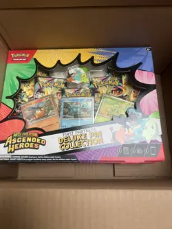 Pokemon TCG Mega Evolution Ascended Heroes First Partners Deluxe Pin Collection - Image 1