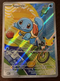 Pokemon TCG Squirtle 039 MEP Promo Holo Basic 2026 English - Image 1