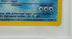 1999 Pokemon Base Set Blastoise Holo PSA 5 ~400 Copies Low Pop Budget Vintage - Image 3