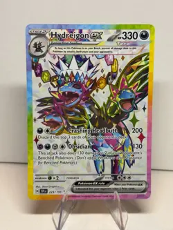 Pokemon: Hydreigon ex 223/191 Surging Sparks Full Art Holo - Image 1