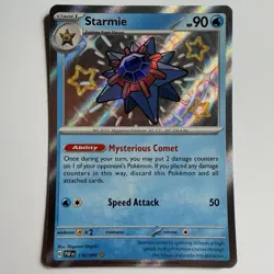 Pokemon TCG SV: Paldean Fates 119/091 Starmie Baby Shiny Holo LP - Image 1