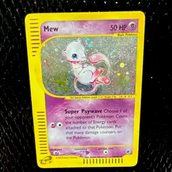 Pokemon Mew Expedition Base Set Holo Rare #019/165 2002 English 50 HP Swirl - Image 1