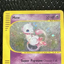 Pokemon Mew Expedition Base Set Holo Rare #019/165 2002 English 50 HP Swirl - Image 2