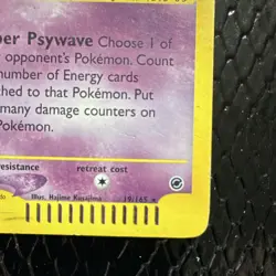 Pokemon Mew Expedition Base Set Holo Rare #019/165 2002 English 50 HP Swirl - Image 4
