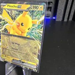 ⚡ Pikachu EX 028/131 Double Rare | Prismatic Evolutions | Pokemon TCG NM - Image 3