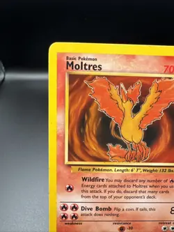 Moltres 27/62 - Fossil Unlimited Non-Holo Rare Pokemon TCG LP - Image 2