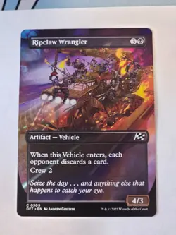 MTG - Ripclaw Wrangler Borderless - Aetherdrift - Image 1