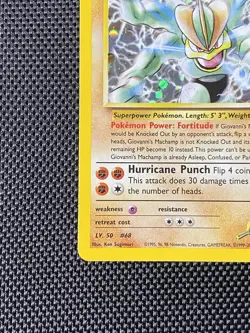 Pokemon Giovanni's Machamp 6/132 Holo Rare Unlimited Gym Challenge - Image 5