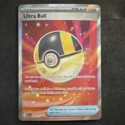 Pokemon Ultra Ball Trainer Rare Holo Full Art ASC 264/217 NM - Image 1