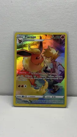 Pokemon TCG Flareon Trainer Gallery Brilliant Stars TG01/TG30 - Image 1