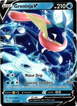 Pokemon TCG Greninja 073/264 Non-Holo Learn to Play Demo Starter VLP - Image 1