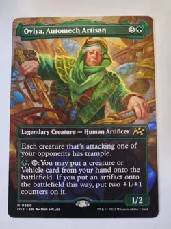 MTG - Oviya, Automech Artisan Borderless - Aetherdrift - Image 1