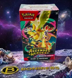 Pokemon TCG Ascended Heroes Booster Bundle 6 Packs Factory Sealed Mega Evolution - Image 1