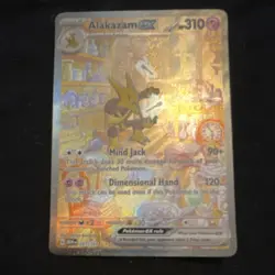 Pokemon TCG Alakazam ex Special Illustration Rare 201/165 SV151 Holo 310 HP - Image 1