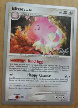 2008 World Championships Blissey 5/123 Promo non-holo Pokemon NM - Image 1