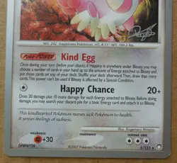 2008 World Championships Blissey 5/123 Promo non-holo Pokemon NM - Image 3